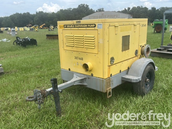 Myers Seth Trailer Mounted 6" Double Diaphragm Water Pump