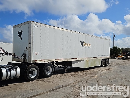 2011 Wabash 42' Tandem Axle Dry Van Trailer, 68,000lb GVWR