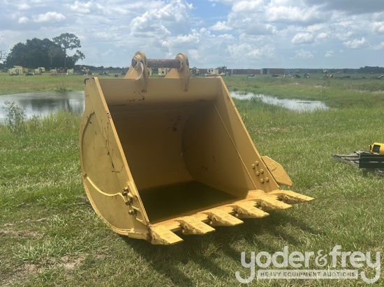 Bedrock Attachments 58" Bucket to suit Cat 349, 4" Pin Diameter
