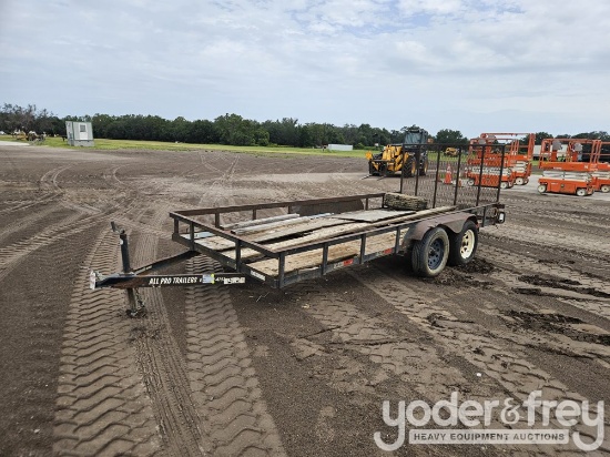 6x16 Tandem Axle Utility Trailer w/ Gate