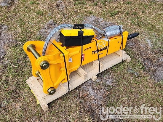 Unused Teran Hydraulic Breaker to suit Backhoe CAT 416/428/444, 2.7" Tool c/w Auto-Lubrication