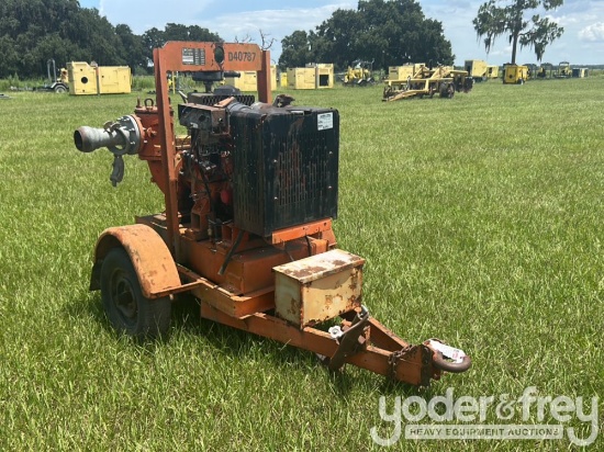 2018 4" Godwin CD100M Dewatering Pump, Trailer Mounted