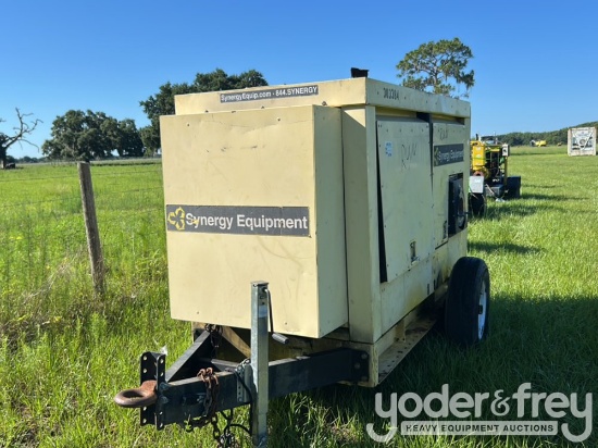6" Trash AP-ST-SA-D-T Water Pump, Single Axle Trailer