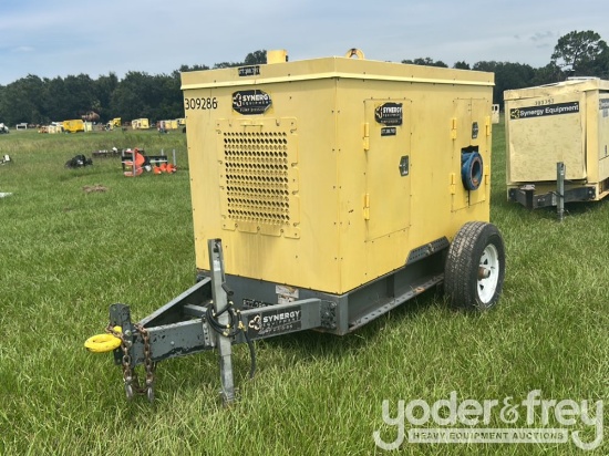 Trailer Mounted 6" Trash Water Pump