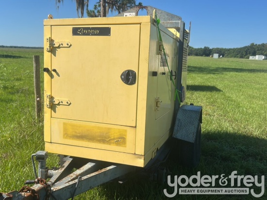 4" Trash AP-ST-SA-D-T Water Pump, Single Axle Trailer