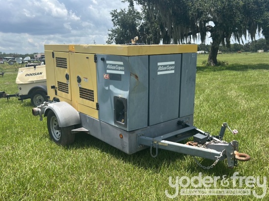 6" Atlas Copco PAS150 Dewatering Pump, Trailer Mounted