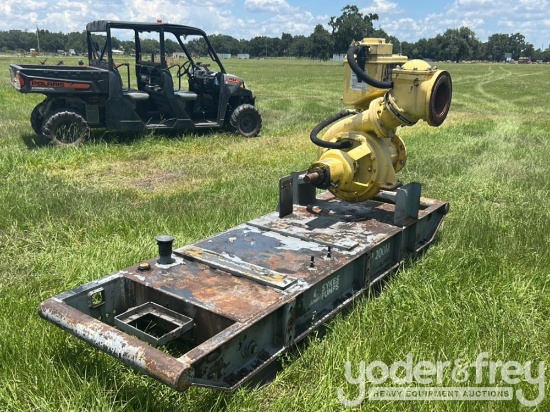 Skid Mounted 8" Trash Water Pump (Spares, Missing Parts)
