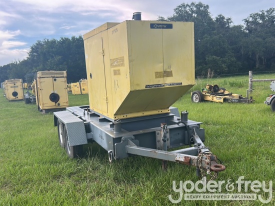 6" Trash Water Pump, Twin Axle Trailer (Spares)