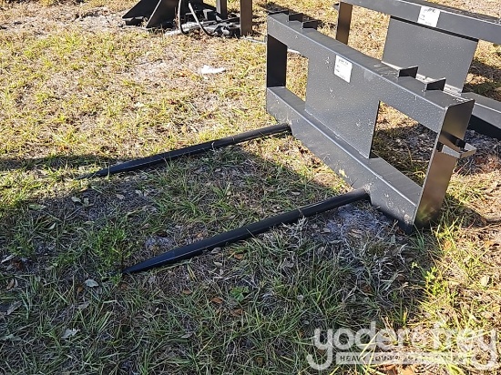 JCT Bale Spear to suit Skidsteer