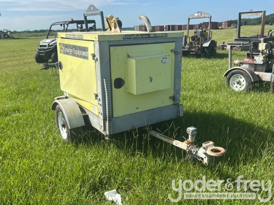 4" Dbl Diaphragm DD-OP-D-T Water Pump, Single Axle Trailer (Spares)