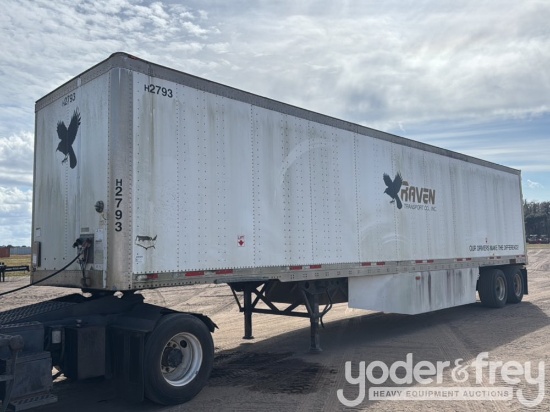 2011 Wabash 42' Tandem Axle Dry Van Trailer, 68,000lb GVWR