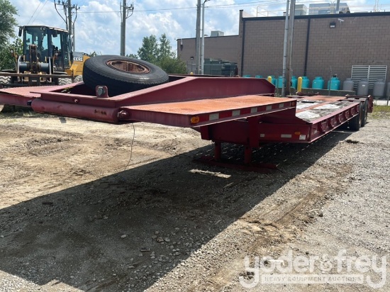 1978 Felburn Kingham Tandem Axle Lowboy Trailer, Ramps