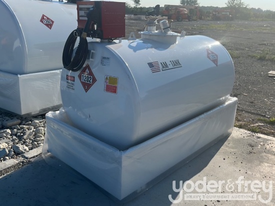 Unused 2026 AM - Tank 500 Gallon Diesel Tank c/w Electric Pump, Manual Nozzle