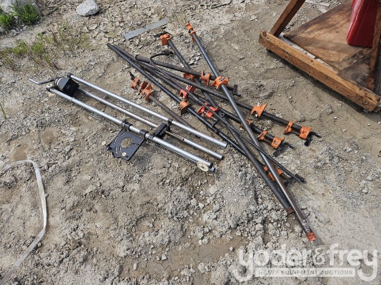 Bundle of Adjustable Pipe Clamps