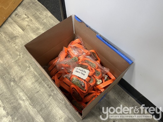 Unused 2.5 cm x 2cm Ratchet Straps (Box of)
