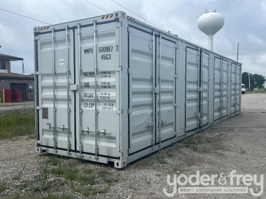 2026 40' HC Multi Door Container, 4 Doors