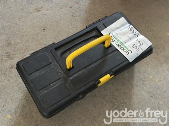 Plastic Tool Box c/w Tools