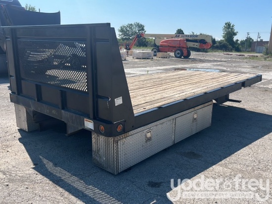 16’...... x 8’...... Flatbed Body to suit Truck, Unmounted, Toolboxes