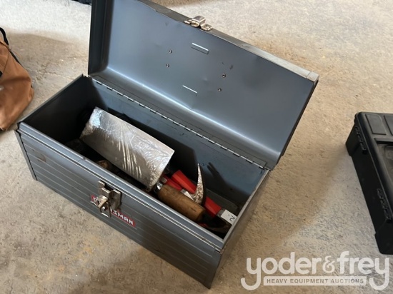 Craftsman Toolbox c/w Hammer and Saw Tools