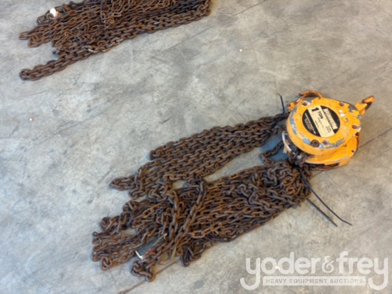 Harrington CF4-4015, 1 Ton Chain Hoist