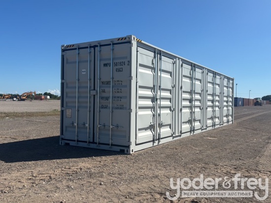 40' HC Multi Door Container, 4 Doors