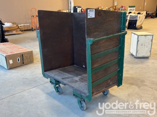 Heavy Duty Steel Frame Un Casters Cart