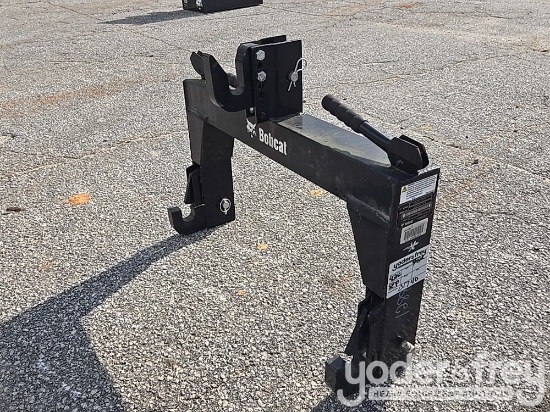 Unused Bobcat Quick Hitch to suit 3 Point Linkage