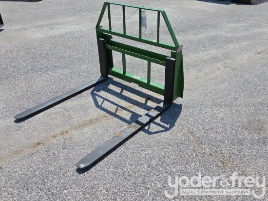 Unused Kivel 48" Pallet Fork to suit John Deere