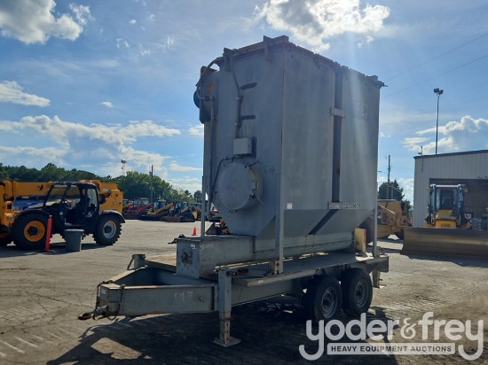 Mobile Industrial Dust Collector Mounted on Trailer (No Title/MCO)