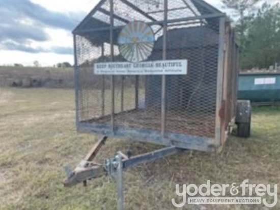 Home made 6.5 X 8 Recycling Trailer