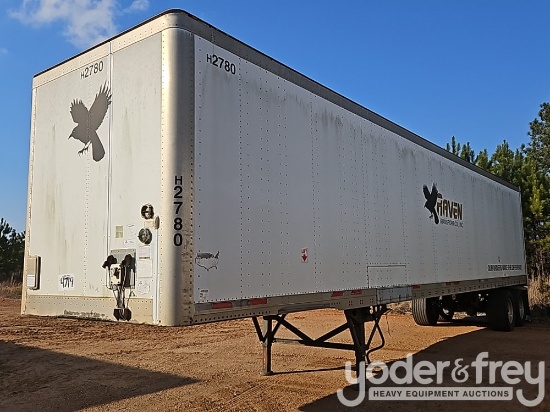 2011 Wabash 42' Tandem Axle Dry Van Trailer, 68,000lb GVWR
