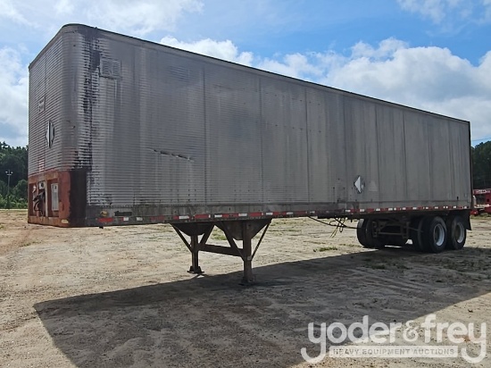1970 Fruehauf 40' x 102" 2 Axle Box Trailer(Off-Road Use Only) (Sold w/o Title)