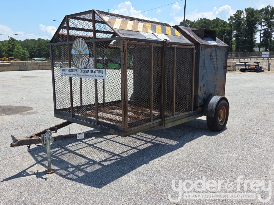 Home Made 6.5 x 8 Recycling Trailer