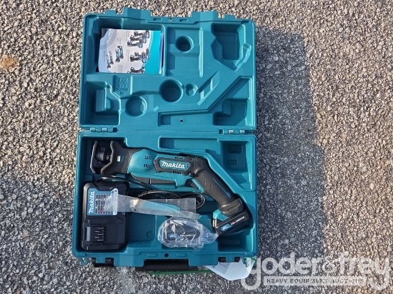 Makita 12V Max CXT Lit Ion Cordless Reciprical Saw Kit, Recondition (RJ03R1) (1 yr Factory Warranty)