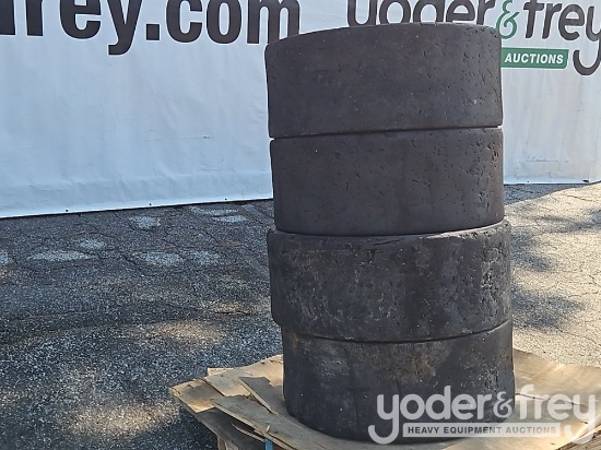 Solid Tires w/ Rims to suit Skidsteer (4 of)
