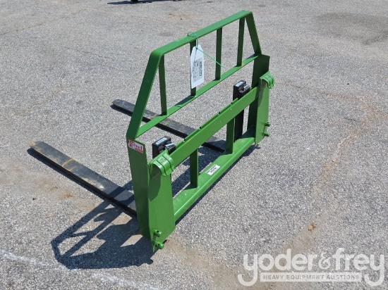 Unused Kivel 48" Pallet Fork to suit John Deere