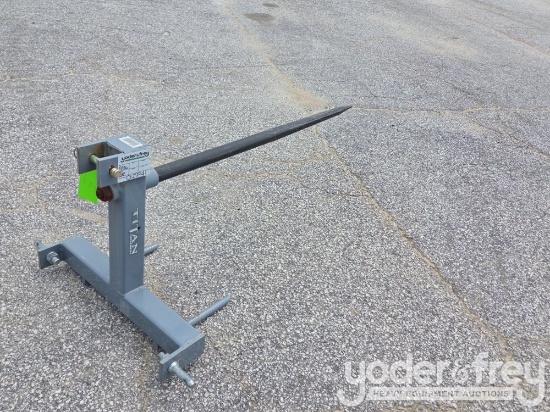 Unused Titan Single Bale Spike to suit 3 Point Linkage