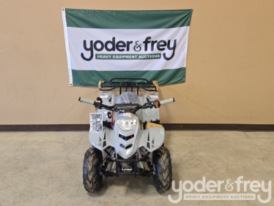 Unused 110 CC Boulder 4 Stroke ATV with Electric Start, Remote Control Speed limiter, Kill Switch, G