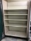4' END DISPLAY WITH METAL SHELVES