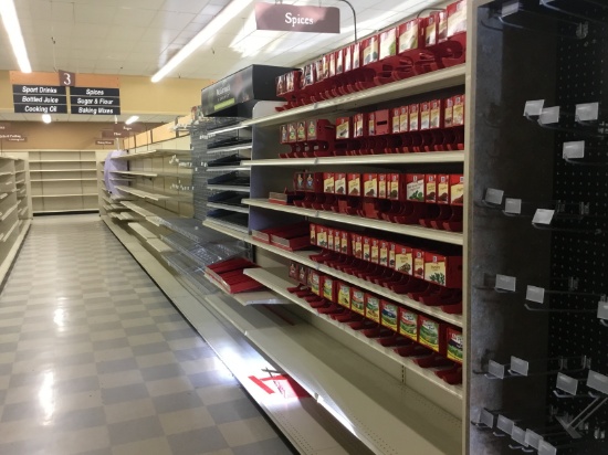 54' GONDOLA SHELVING