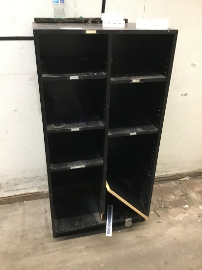 BLACK STORAGE RACK