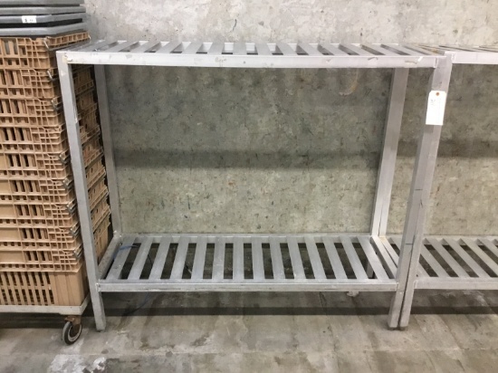 5' ALUMINUM STORAGE RACK NSF