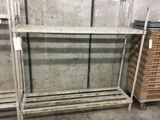 6' ALUMINUM STORAGE RACK NSF