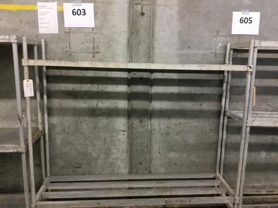 6' ALUMINUM STORAGE RACK NSF