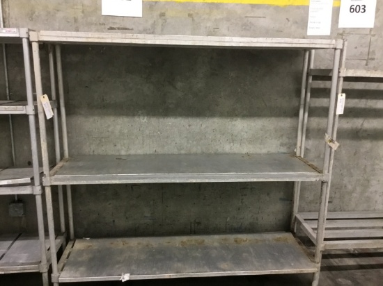 6' ALUMINUM STORAGE RACK NSF