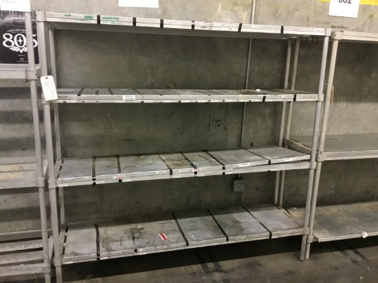 6' ALUMINUM STORAGE RACK NSF