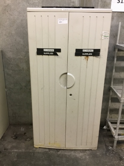 PLASTIC STORAGE CABINET