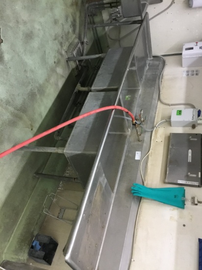 2 HOLE 2 DRAINBOARD SS STEEL SINK NSF