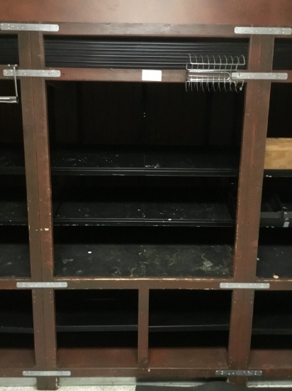 4' UPRIGHT WOOD PRODUCE DISPLAY