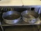 2 LARGE ALUM. STEAM POTS